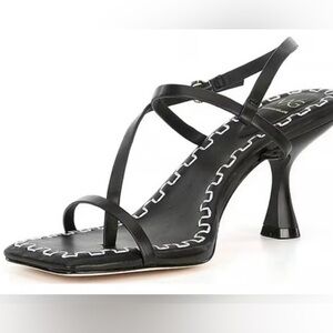 ANTONIO MELANI MG Black Strappy Heels